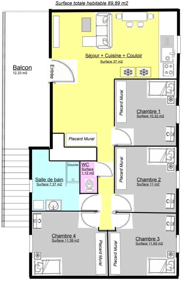 K&N - Maison A Partager Avec D'Autres Voyageurs - Chambre Privee - Jardin - Balcon Vaulx-en-Velin Exterior photo